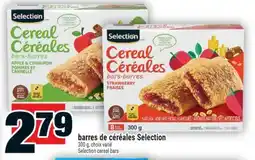 Super C BARRES DE CÉRÉALES SELECTION | SELECTION CEREAL BARS offer