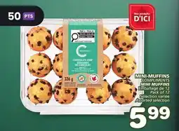 Marches Tradition COMPLIMENTS MINI MUFFINS offer