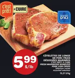 Marches Tradition FRESH MARINATED BONELESS PORK LOIN CHOPS offer