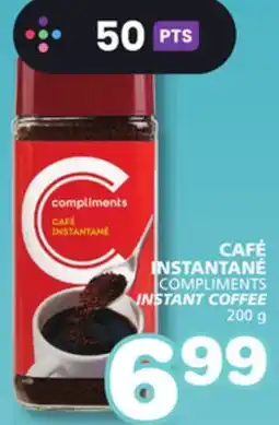 Marches Tradition COMPLIMENTS INSTANT COFFEE offer