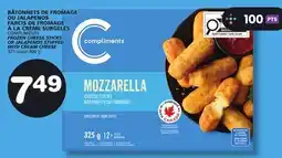 Marches Tradition COMPLIMENTS FROZEN CHEESE STICKS OR JALAPENOS STUFFED WITH CREAM CHEESE offer