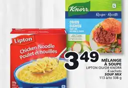 Marches Tradition LIPTON OR KNORR SOUP MIX offer