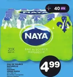 Marches Tradition NAYA NATURAL SPRING WATER offer