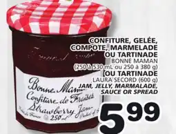 Marches Tradition BONNE MAMAN JAM, JELLY, MARMALADE, SAUCE OR SPREAD offer