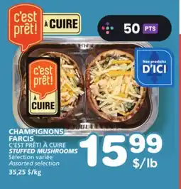 Marches Tradition C'EST PRÊT! À CUIRE STUFFED MUSHROOMS offer