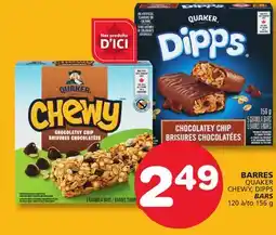 Marches Tradition QUAKER CHEWY, DIPPS BARS offer