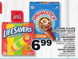 Marches Tradition NESTLE , DEL MONTE , CHRISTIE , CADBURY , LIFE SAVERS ICE CREAM, FROZEN DESSERT OR TREATS offer