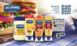 Marches Tradition HELLMANN'S MAYONNAISE OR SAUCE offer
