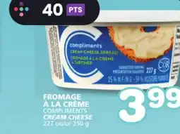 Marches Tradition COMPLIMENTS CREAM CHEESE offer