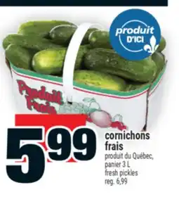 Super C CORNICHONS FRAIS | FRESH PICKLES offer