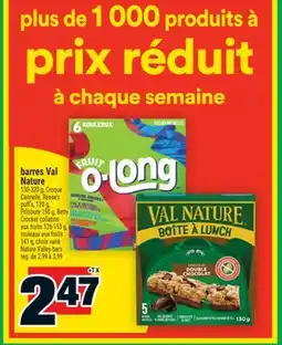 Super C BARRES VAL NATURE | NATURE VALLEY BARS offer