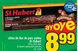 Super C CÔTES DE DOS DE PORC CUITES ST-HUBERT | ST‑HUBERT COOKED PORK BACK RIBS offer
