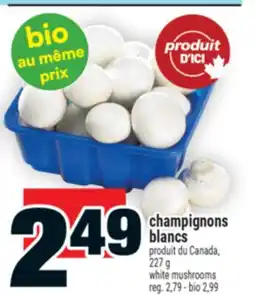 Super C CHAMPIGNONS BLANCS | WHITE MUSHROOMS offer