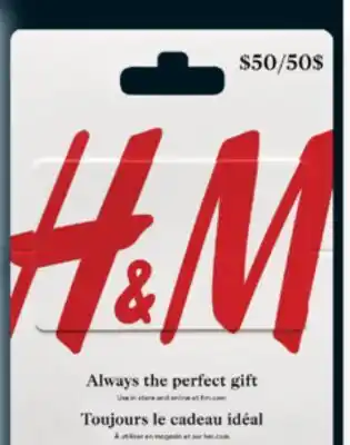 Super C CARTE-CADEAU H&M | H&M GIFT CARD offer