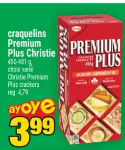 Super C CRAQUELINS PREMIUM PLUS CHRISTIE | CHRISTIE PREMIUM PLUS CRACKERS offer