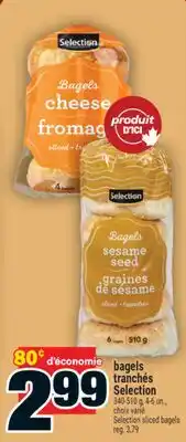 Super C BAGELS TRANCHÉS SELECTION | SELECTION SLICED BAGELS offer