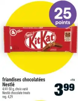 Super C FRIANDISES CHOCOLATÉES NESTLÉ | NESTLÉ CHOCOLATE TREATS offer