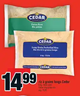 Super C RIZ À GRAINS LONGS CEDAR | CEDAR LONG GRAIN RICE offer