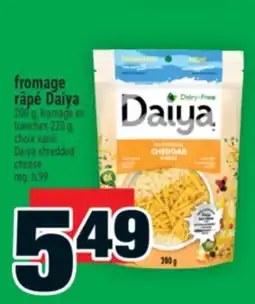 Super C FROMAGE RÂPÉ DAIYA | DAIYA SHREDDED CHEESE offer