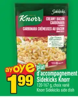 Super C PLAT D'ACCOMPAGNEMENT SIDEKICKS KNORR | KNORR SIDEKICKS SIDE DISH offer