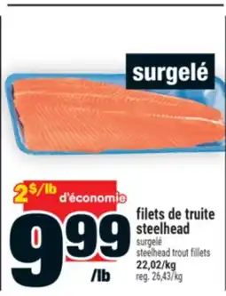 Super C FILETS DE TRUITE STEELHEAD | STEELHEAD TROUT FILLETS offer