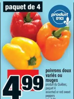 Super C POIVRONS DOUX VARIÉS OU ROUGES offer