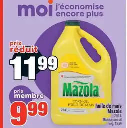 Super C HUILE DE MAÏS MAZOLA | MAZOLA CORN OIL offer