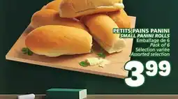 Marché Bonichoix PETITS PAINS PANINI SMALL PANINI ROLLS offer