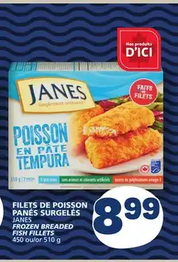 Marché Bonichoix JANES FROZEN BREADED FISH FILLETS offer