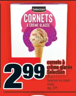 Super C CORNETS À CRÈME GLACÉE SELECTION | SELECTION ICE CREAM CONES offer