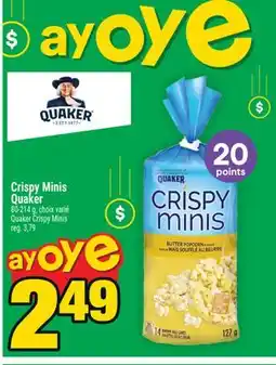 Super C CRISPY MINIS QUAKER | QUAKER CRISPY MINIS offer
