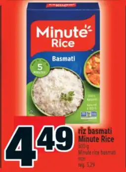 Super C RIZ BASMATI MINUTE RICE | MINUTE RICE BASMATI RICE offer