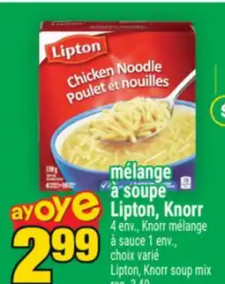 Super C MÉLANGE À SOUPE LIPTON, KNORR | LIPTON, KNORR SOUP MIX offer