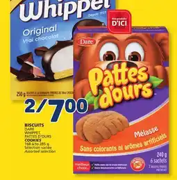Marché Bonichoix DARE WHIPPET, PATTES D'OURS COOKIES offer