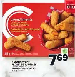 Marché Bonichoix COMPLIMENTS FROZEN CHEESE STICKS offer