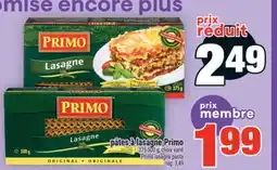 Super C PÂTES À LASAGNE PRIMO | PRIMO LASAGNA PASTA offer