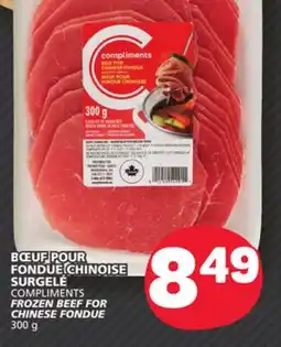 Marché Bonichoix COMPLIMENTS FROZEN BEEF FOR CHINESE FONDUE offer
