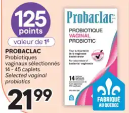 Brunet PROBACLAC Probiotiques vaginaux sélectionnés offer