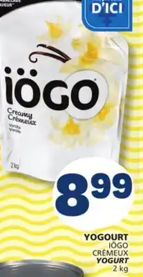 Marché Bonichoix IÖGO YOGURT offer