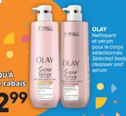 Brunet OLAY Nettoyant et sérum pour le corps sélectionnés offer