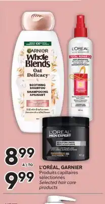 Brunet L'ORÉAL, GARNIER Produits capillaires sélectionnés offer