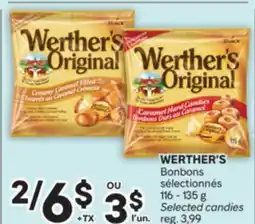 Brunet WERTHER'S Bonbons sélectionnés offer