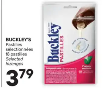 Brunet BUCKLEY'S Pastilles sélectionnées offer