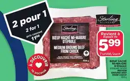 Marché Bonichoix STERLING SILVER MEDIUM MEDIUM GROUND BEEF FROM CHUCK offer
