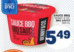 Marché Bonichoix BENNY & CO. BBQ SAUCE offer