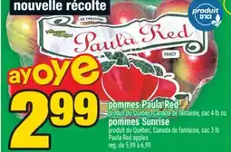 Super C POMMES PAULA RED | PAULA RED APPLES offer