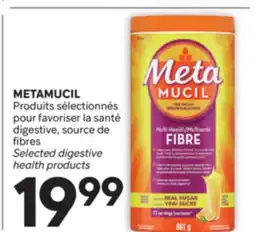 Brunet METAMUCIL Produits sélectionnés pour favoriser la santé de fibres offer