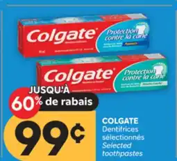Brunet COLGATE Dentifrices sélectionnés offer