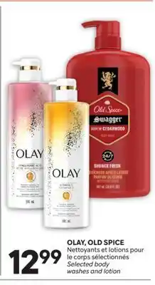 Brunet OLAY, OLD SPICE Nettoyants et lotions pour le corps sélectionnés offer