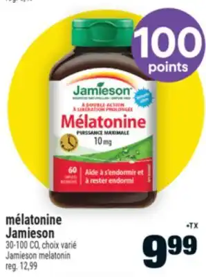 Super C MÉLATONINE JAMIESON | JAMIESON MELATONIN offer